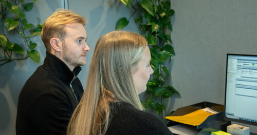 Asiakaspalvelu - Kristian ja Pauliina